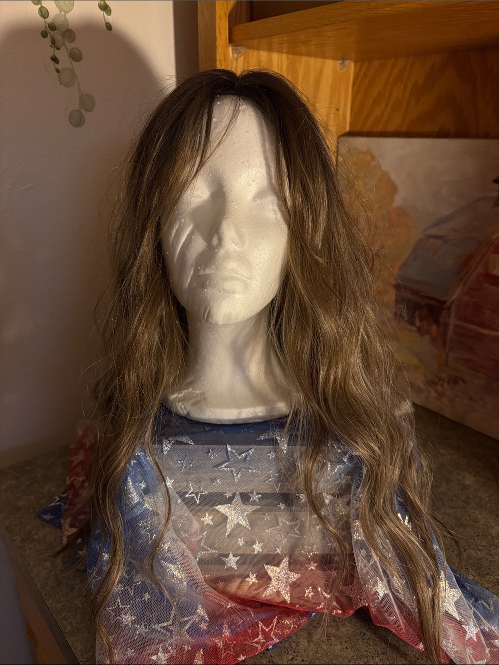 Natural Wavy Brown Women's Hair topper-